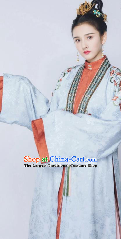 China Ming Dynasty Young Mistress Hanfu Dress Drama Palace Princess Replica Garments Ancient Court Woman Clothing