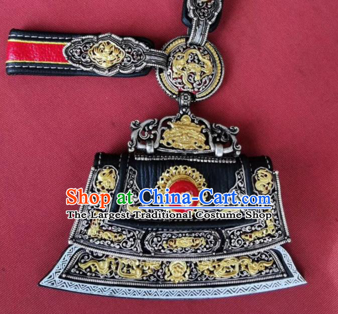 Handmade China Zang Nationality Steel Flint Waist Accessories Ethnic Wedding Belt Pendant Tibetan Robe Waistband