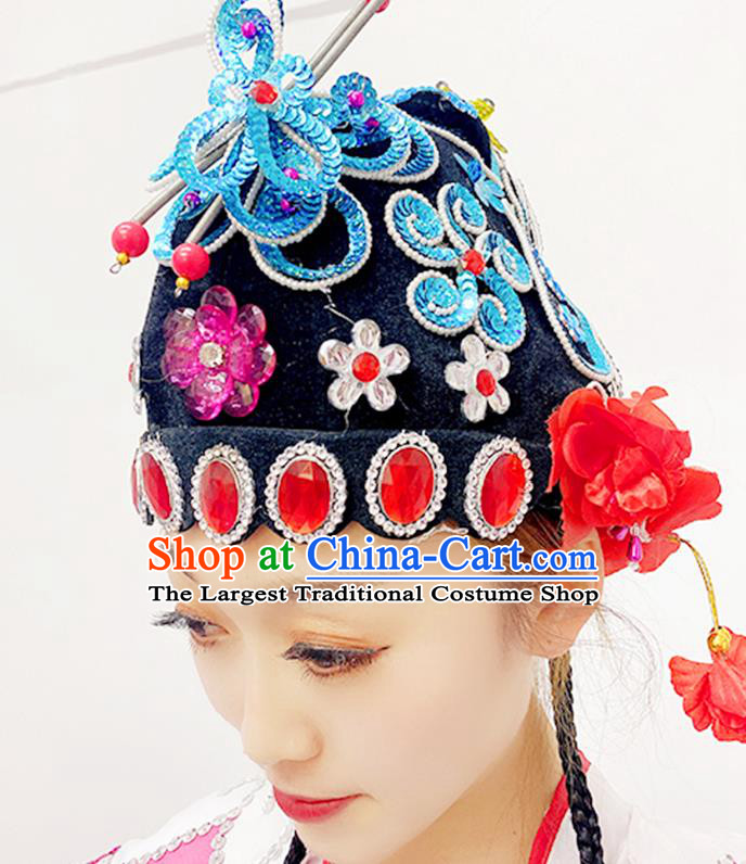 Chinese Opera Dance Costume Classical Dance Clothing Water Sleeve Dance Pink Dress Stage Performance Garments and Headpieces