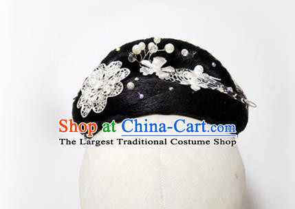 Chinese Beauty Dance Hairpieces Traditional Jasmine Flower Dance Wigs Chignon Classical Dance Hair Accessories Women Group Performance Headdress