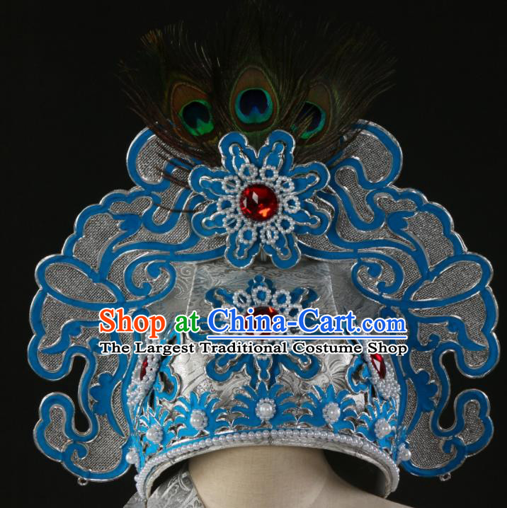 Chinese Peking Opera Niche Hat Ancient Scholar Headwear Beijing Opera Xiaosheng Liang Shanbo Headdress