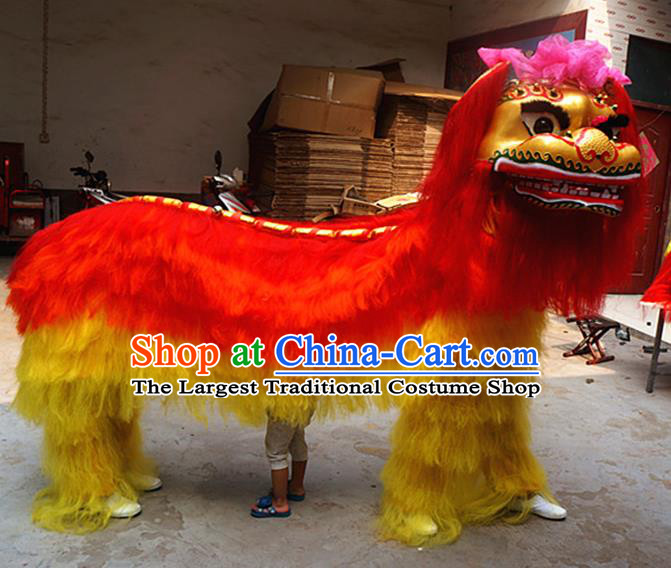 Chinese New Year Performance Props Lion Dance Costumes Folk Dance Accessories South Lion Dancing Competition Clothing Handmade Lion Head