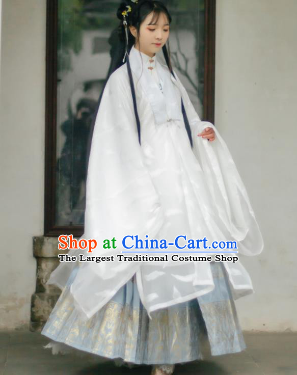 China Traditional Court Beauty Hanfu Dress Ancient Royal Princess Garment Costumes Ming Dynasty Royal Infanta Historical Clothing