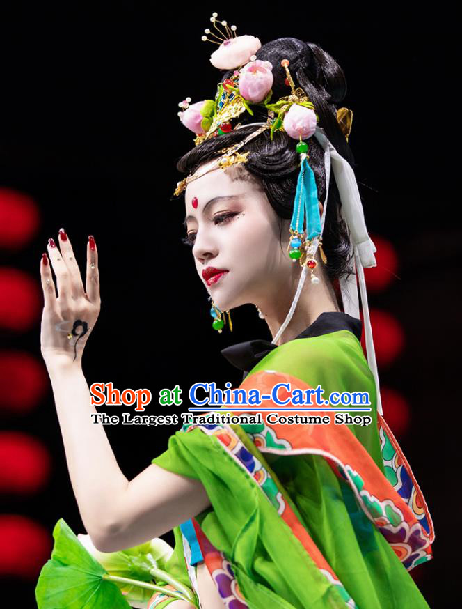 China Traditional Dunhuang Flying Apsaras Replica Garment Costumes Ancient Flowers Fairy Hanfu Clothing Classical Dance Apparels