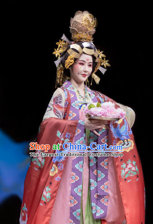 China Tang Dynasty Empress Apparels Traditional Court Woman Replica Garment Costumes Ancient Imperial Concubine Hanfu Dress Clothing