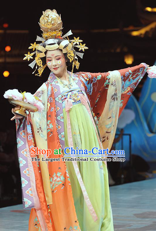 China Tang Dynasty Empress Apparels Traditional Court Woman Replica Garment Costumes Ancient Imperial Concubine Hanfu Dress Clothing