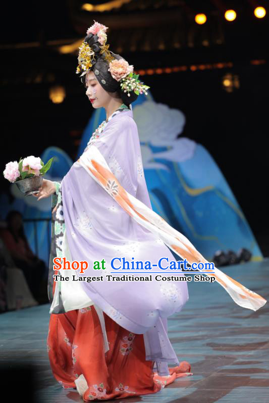 China Ancient Empress Hanfu Dress Clothing Tang Dynasty Garment Costume Traditional Court Woman Historical Apparels