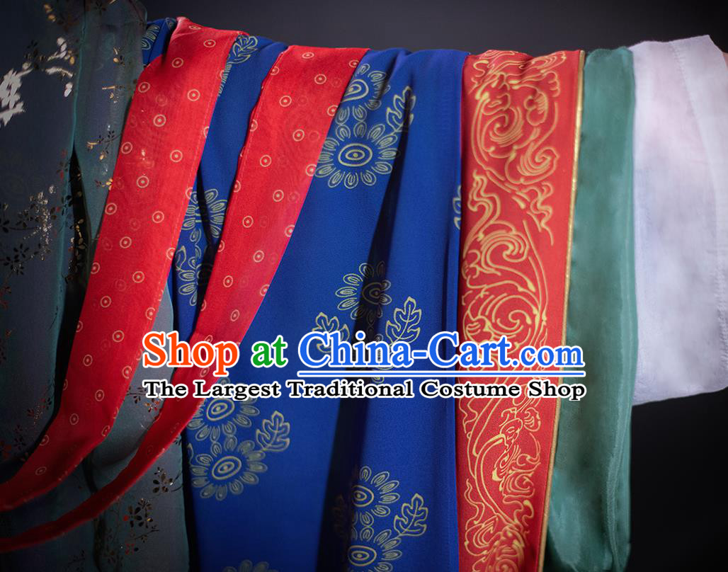 China Traditional Hanfu Dress Attires Tang Dynasty Empress Historical Clothing Ancient Royal Queen Garment Costumes Complete Set