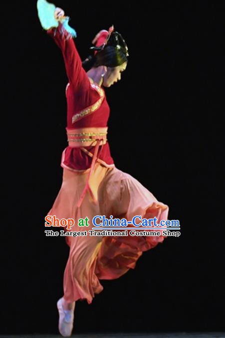 Chinese Classical Dance Dress Stage Performance Outfits Hanfu Dance Garment Costumes Female Fan Dance Clothing
