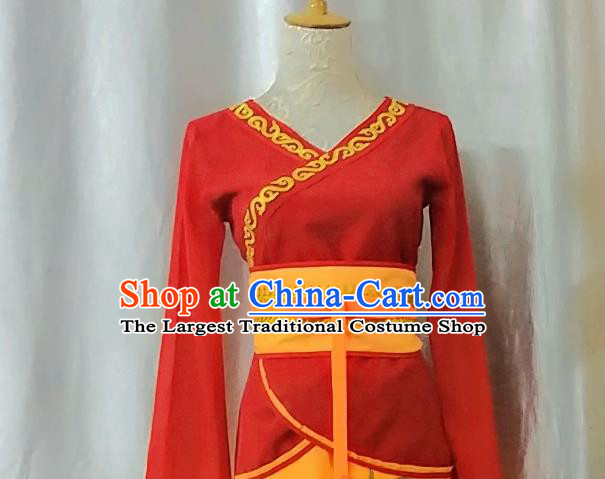 Chinese Classical Dance Dress Stage Performance Outfits Hanfu Dance Garment Costumes Female Fan Dance Clothing