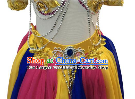 Chinese Classical Dance Garment Costumes Stage Performance Dress Outfits Woman Lotus Dance Clothing