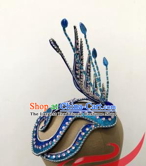Top China Peacock Dance Headdress Classical Dance Stage Performance Hair Stick Women Group Dance Hair Accessories