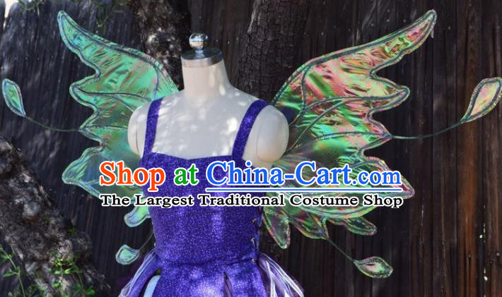 Custom Halloween Fancy Props Christmas Day Butterfly Wings Cosplay Catwalks Accessories Miami Stage Show Back Decorations