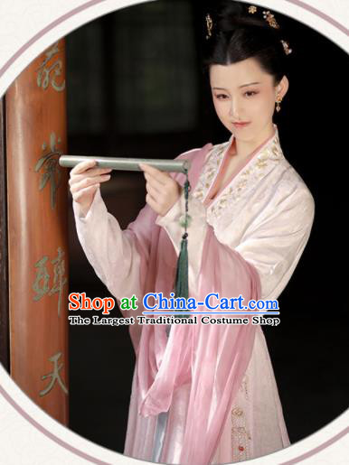 China Traditional Song Dynasty Palace Lady Historical Garment Costumes Ancient Royal Princess Hanfu Dress Clothing