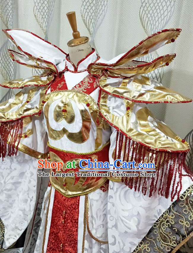 Chinese Traditional Cosplay King Clothing Puppet Show Monarch Garment Costumes Ancient Emperor Uniforms