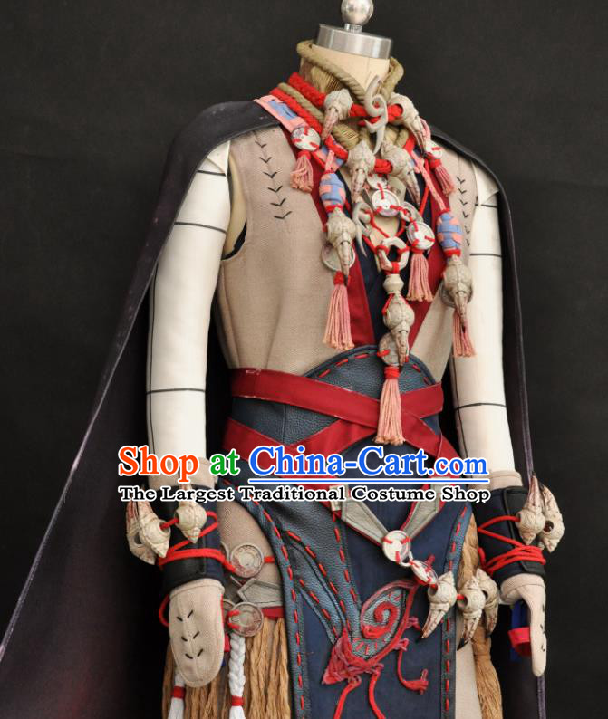 Chinese Traditional Cosplay Young Knight Clothing Swords of Legends Warrior Wu Zhao Garment Costumes Ancient Swordsman Uniforms