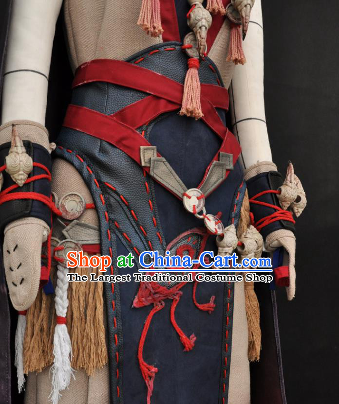 Chinese Traditional Cosplay Young Knight Clothing Swords of Legends Warrior Wu Zhao Garment Costumes Ancient Swordsman Uniforms