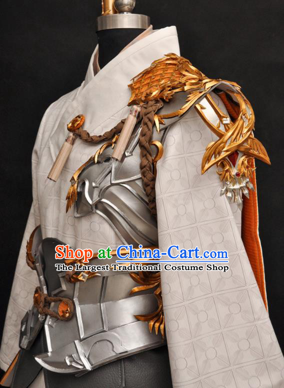 Chinese Ancient Swordsman Armor Uniforms Traditional Cosplay Young Knight Clothing Swords of Legends Warrior Ge Xuan Garment Costumes