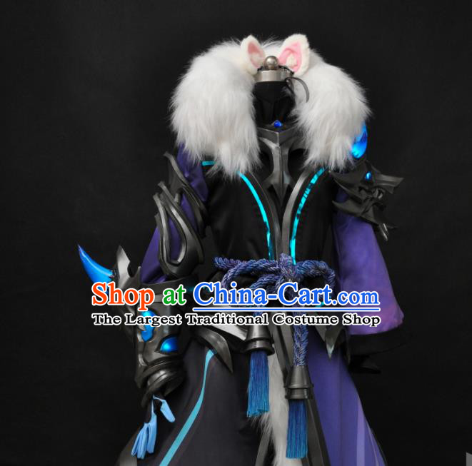 Custom Honor of Kings Swordsman Garment Costumes Game Role Li Bai Suits Cosplay General Clothing