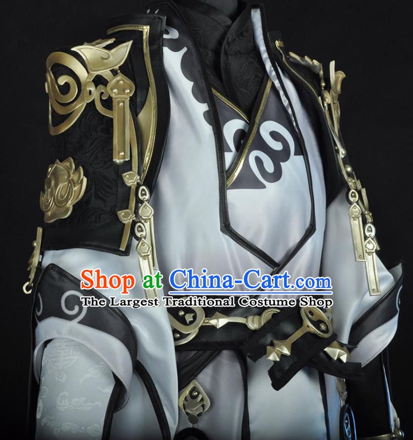 Custom Cosplay Knight Clothing JX Online Swordsman Garment Costumes Game Role Chivalrous Male Suits