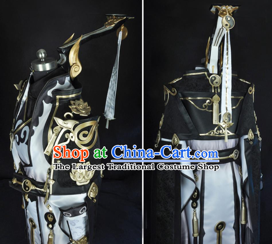 Custom Cosplay Knight Clothing JX Online Swordsman Garment Costumes Game Role Chivalrous Male Suits