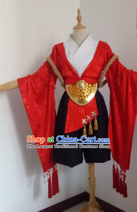 China Cosplay Female Knight Dress Outfits Traditional Game Role Garment Costumes Ancient Swordswoman Clothing