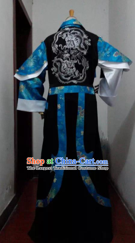 Chinese Puppet Show Taoist Priest Garment Costumes Ancient Young Childe Uniforms Traditional Cosplay Swordsman Clothing