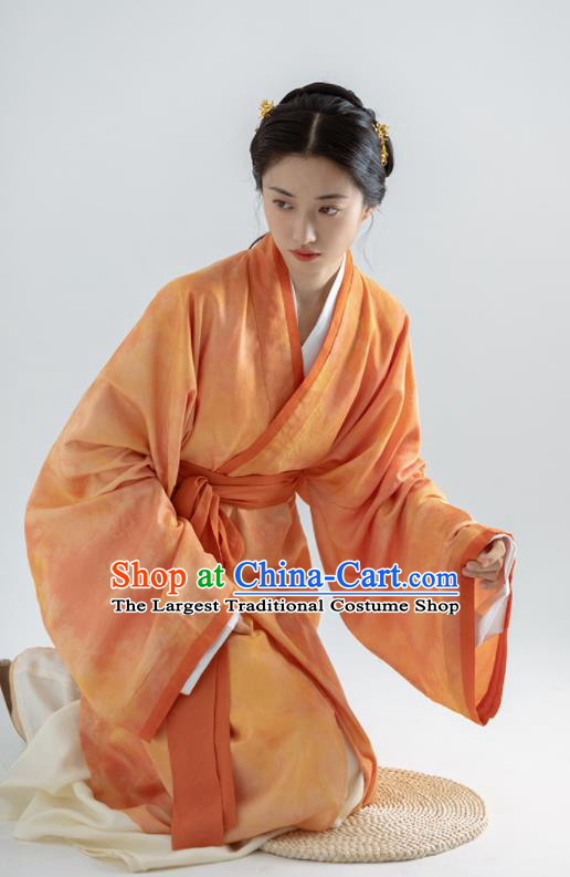 China Ancient Han Dynasty Palace Lady Garment Costumes Traditional Imperial Concubine Historical Clothing