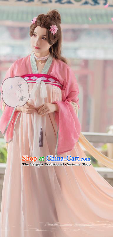 Custom Cartoon Shi Yi Chang An Li Mingyue Dress Tang Dynasty Palace Lady Clothing Cosplay Ancient Princess Garment Costumes