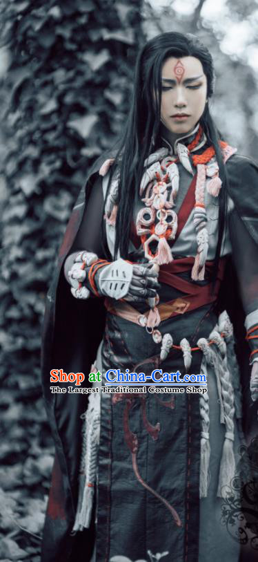 China Ancient Young Hero Clothing Traditional Swords of Legends Jin Yun Garment Costumes Cosplay Swordsman Apparels