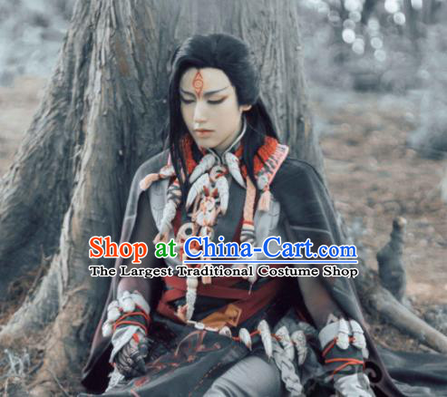 China Ancient Young Hero Clothing Traditional Swords of Legends Jin Yun Garment Costumes Cosplay Swordsman Apparels