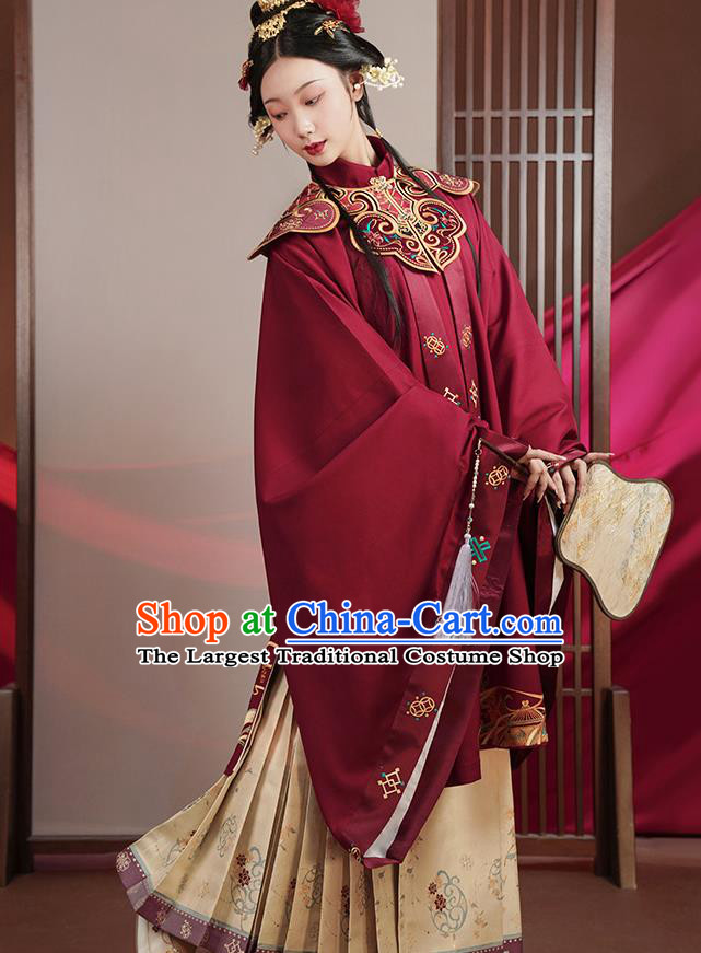 China Traditional Court Wedding Historical Clothing Ancient Imperial Consort Garment Costumes Ming Dynasty Palace Woman Hanfu Dress Apparels