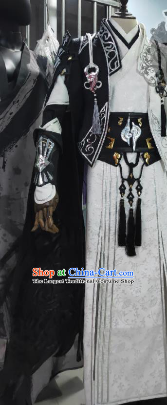 China Ancient Taoist Priest Clothing Traditional JX Online Chivalrous Kawaler Garment Costumes Cosplay Swordsman Armor Apparels
