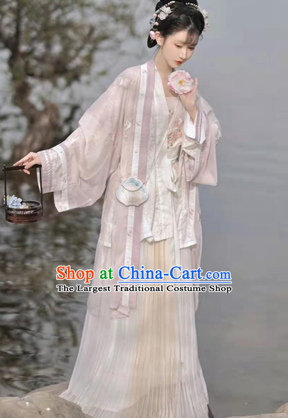 China Ancient Royal Princess Garment Costumes Song Dynasty Historical Clothing Traditional Noble Infanta Hanfu Dress Apparels for Women