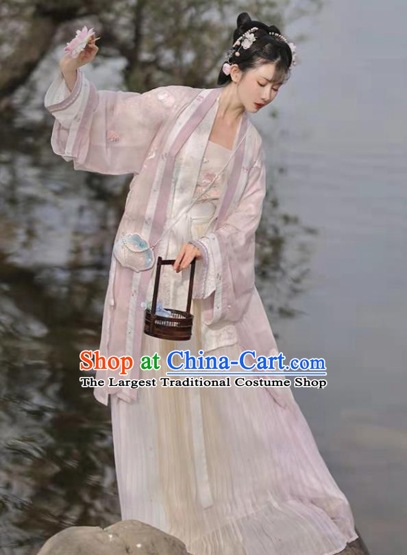 China Ancient Royal Princess Garment Costumes Song Dynasty Historical Clothing Traditional Noble Infanta Hanfu Dress Apparels for Women