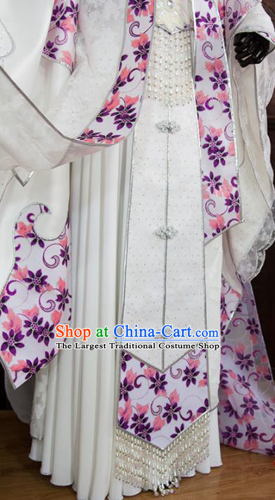 China Ancient Princess Hanfu Dress Traditional Puppet Show Queen Clothing Cosplay Fairy Empress Garment Costumes
