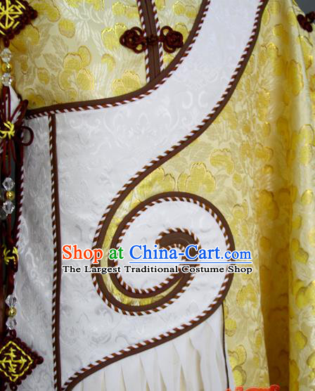 China Cosplay Monk Hanfu Clothing Ancient Swordsman Garment Costumes Traditional Puppet Show Buddhist Knight Mu Shaoai Uniforms