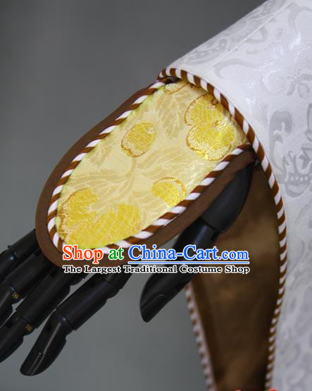 China Cosplay Monk Hanfu Clothing Ancient Swordsman Garment Costumes Traditional Puppet Show Buddhist Knight Mu Shaoai Uniforms