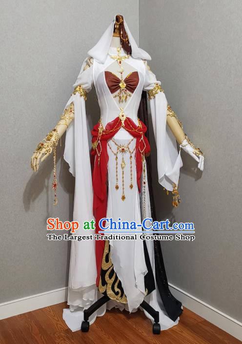Professional China Traditional Game Role Clothing Cosplay Female Knight Garment Costumes Ancient Swordswoman Dress Outfits
