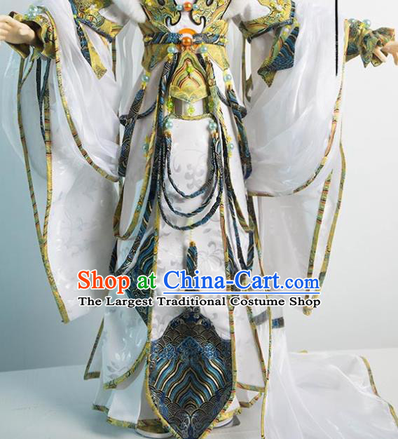 Chinese Cosplay Swordsman Clothing Ancient Royal Highness Uniforms Traditional Puppet Show Emperor Mo Qingchi Garment Costumes