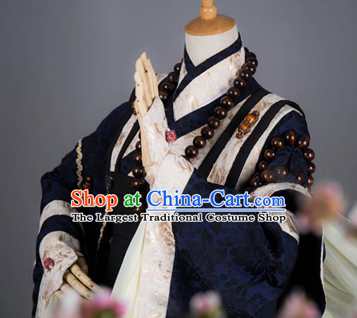 Chinese Cosplay Warrior Monk Clothing Ancient Swordsman Uniforms Traditional Puppet Show King Xia Puti Garment Costumes
