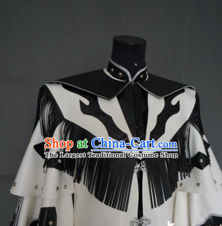 Chinese Ancient Chivalrous Male Uniforms Traditional Puppet Show Swordsman Wan Xueye Garment Costumes Cosplay Young Hero Clothing