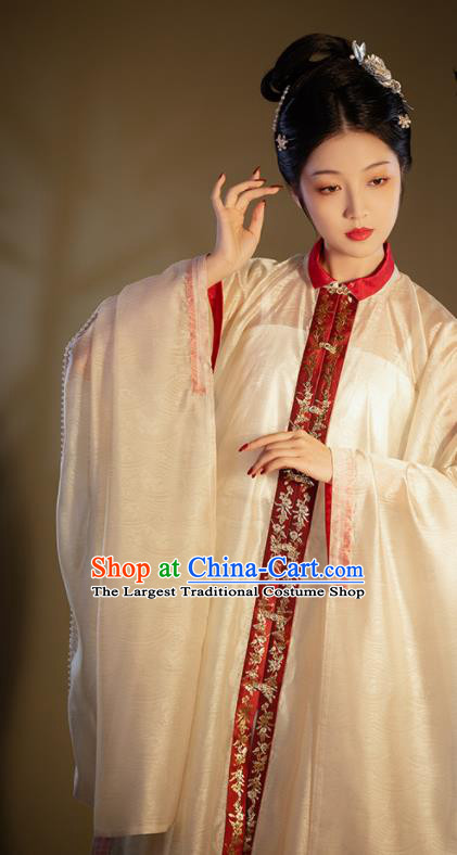 China Ancient Court Beauty Garment Costumes Traditional Noble Woman Hanfu Dress Apparels Ming Dynasty Imperial Consort Historical Clothing