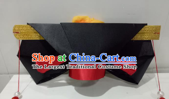 China Traditional Qing Dynasty Headdress TV Series My Fair Princess Xiao Yanzi Headpiece Ancient Giant Wing Hair Accessories