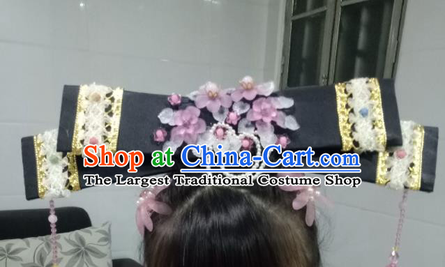 China Ancient Court Lady Hair Accessories Traditional Qing Dynasty Headdress TV Series My Fair Princess Xia Ziwei Headpiece