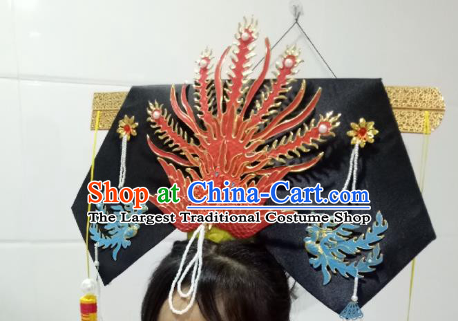 China TV Series My Fair Princess Phoenix Coronet Headpiece Ancient Empress Hair Accessories Traditional Qing Dynasty Headdress