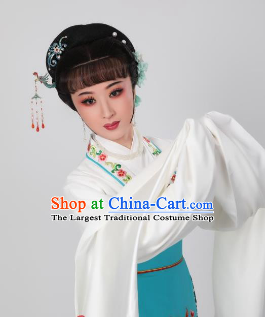 China Peking Opera Hua Tan Garment Costumes Ancient Country Woman Clothing Huangmei Opera Diva Dress
