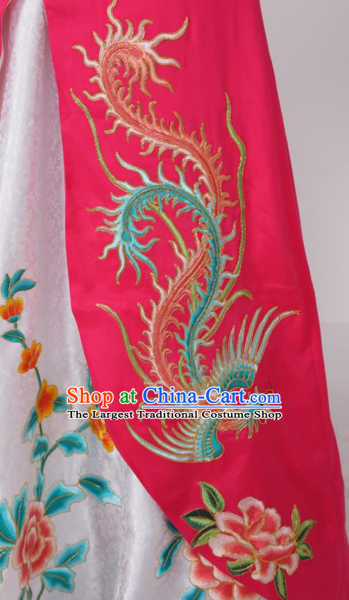 China Ancient Royal Princess Clothing Shaoxing Opera Wang Xifeng Magenta Dress Peking Opera Noble Woman Costume