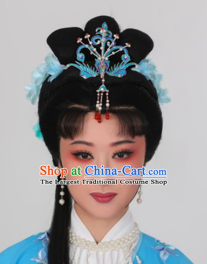 Chinese Huangmei Opera Princess Phoenix Hairpin Beijing Opera Hair Crown Traditional Opera Diva Headpiece