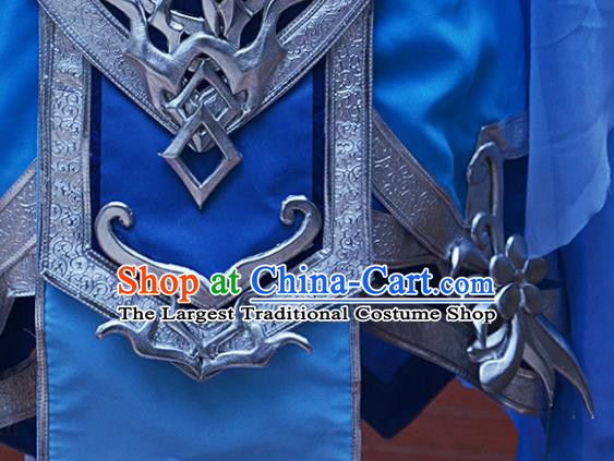 A Chinese Ghost Story Garment Costumes Ancient Female Swordsman Clothing Gama Cosplay Fairy Blue Dress